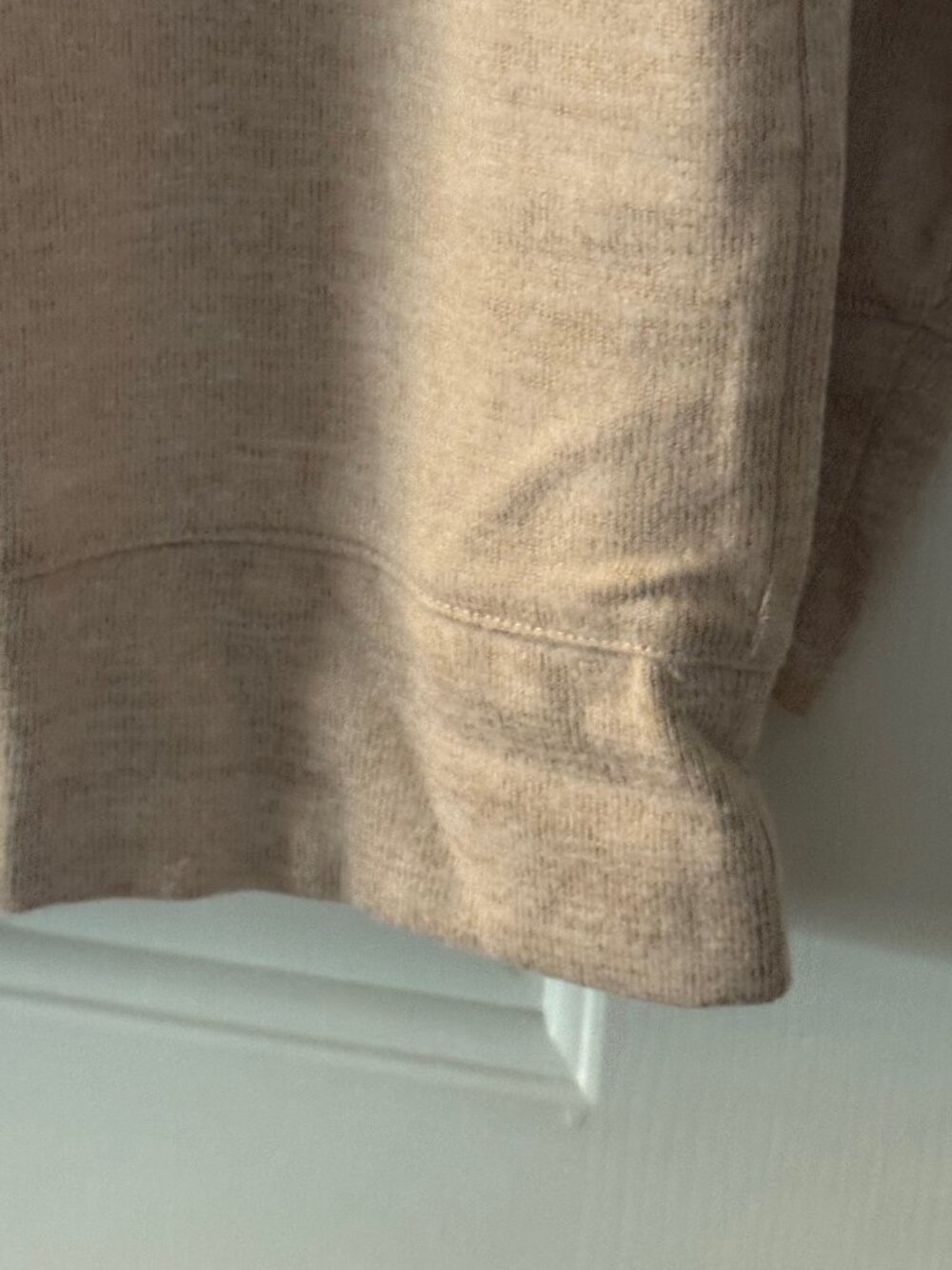 Haven Well Within by Talbots Beige Sweatshirt Lounge Sleep Shirt Top Size S Smal - Picture 6 of 14